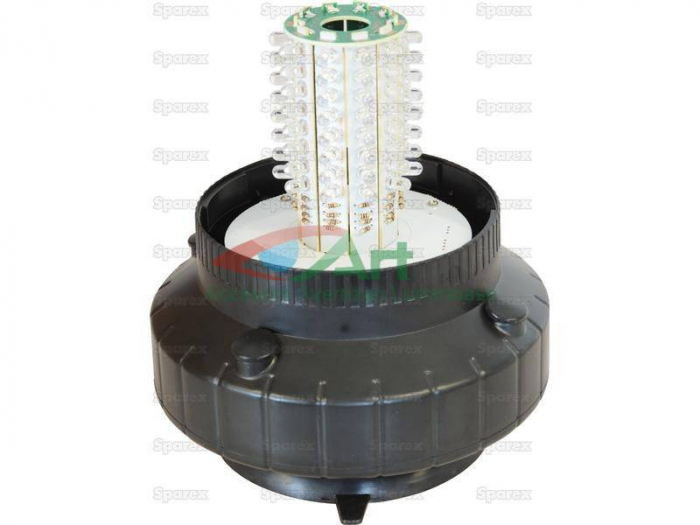 Girofar LED cu acumulator prindere magnetica/ventuza [14]