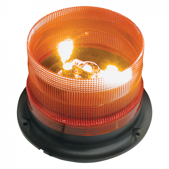 Girofar stroboscopic galben cu magnet, xenon 500W 12V [9]