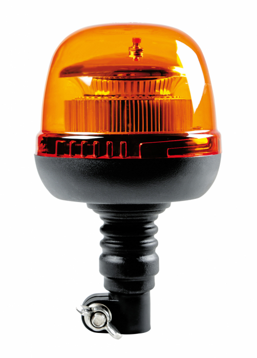 Girofar stroboscopic galben LED cu fixare DIN 12/24V RL-9 [11]