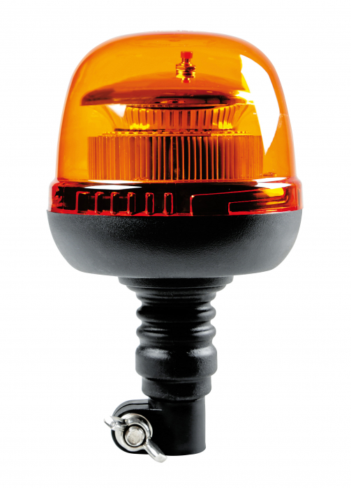 Girofar stroboscopic galben LED cu fixare DIN 12/24V RL-9 [6]