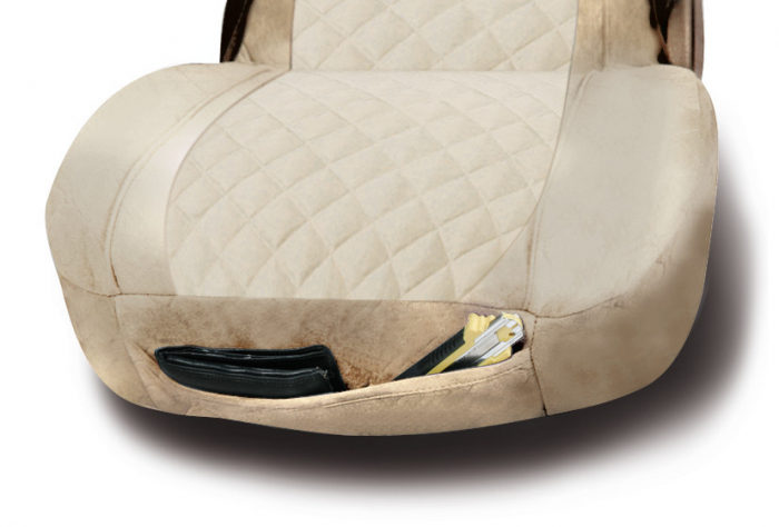 Husa scaun camion Lolita poliester/imit. piele 1buc - Crem [13]