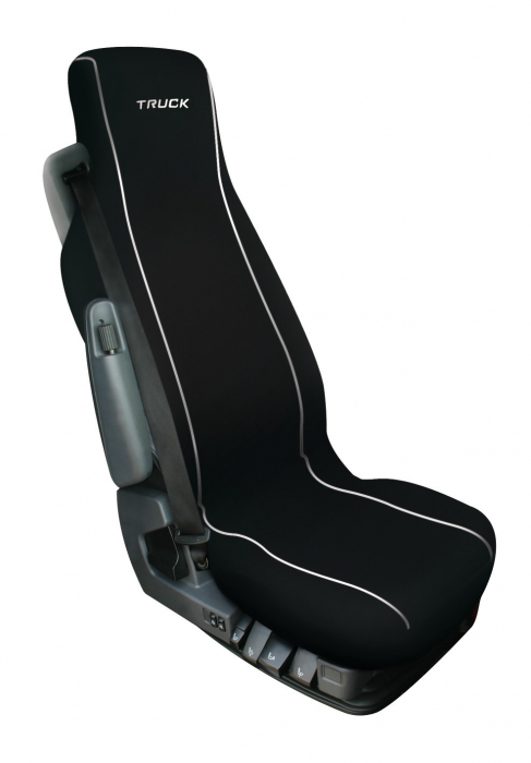 Husa scaun camion Silvia bumbac 1buc - Negru [7]
