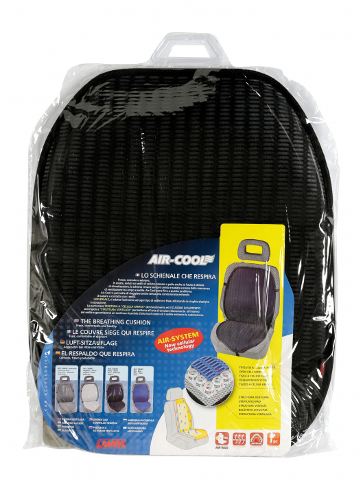 Husa scaun fata respiranta Air-Cool 1buc - Negru [5]