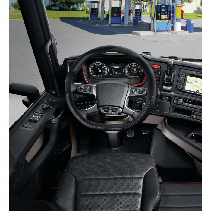 Husa volan camion Club Skeentex - Negru - Iveco S-Way (10/2019>) - Scania R/S serie 7 (11/2016>) [8]