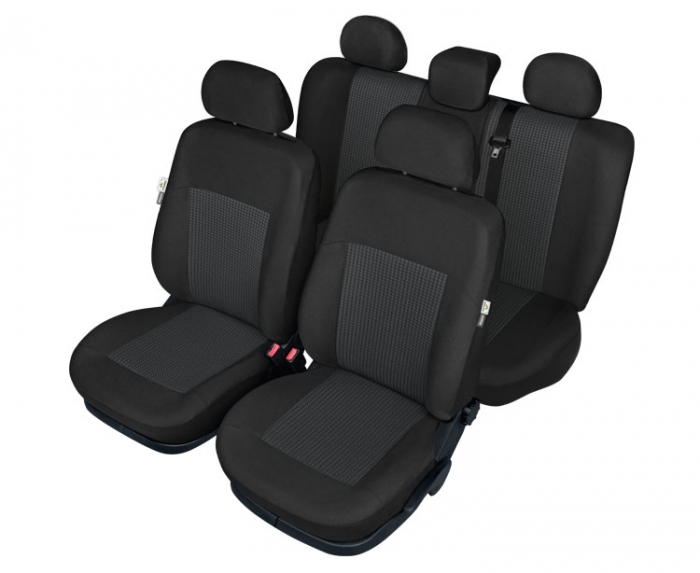 Huse scaun Bonn Super AirBag L 9buc - Negru/Gri [5]