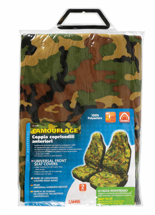 Huse scaun fata Camouflage 2buc [9]