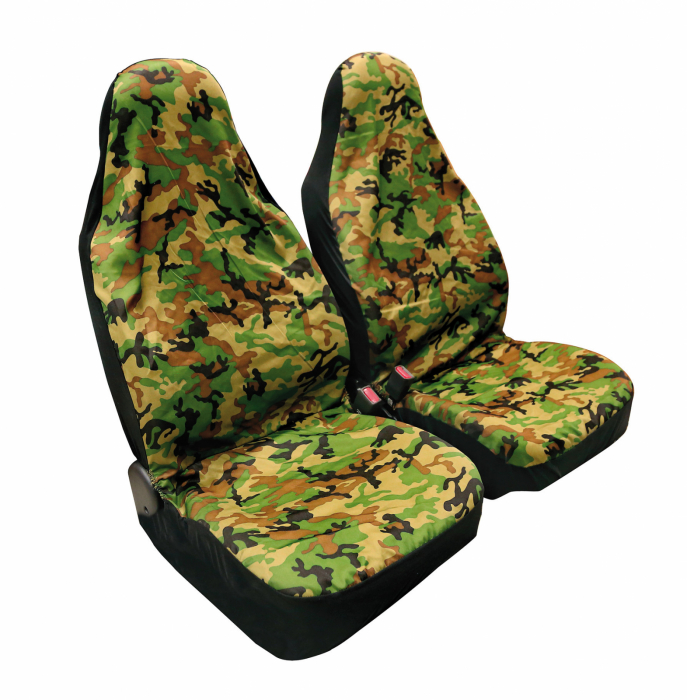 Huse scaun fata Camouflage 2buc [7]
