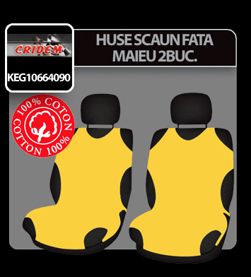Huse scaun fata maieu Koszulki 2buc - Galben [7]