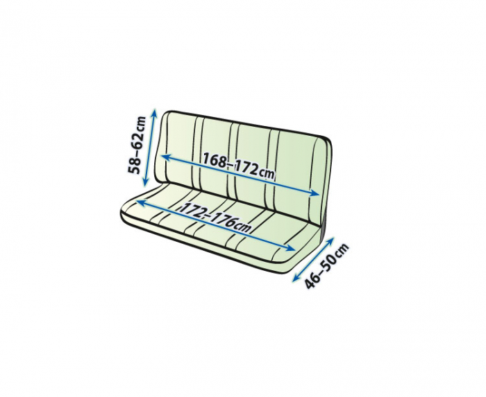 Huse scaun furgoneta de transport Practical imit piele DV4-XXL - 4Locuri [6]