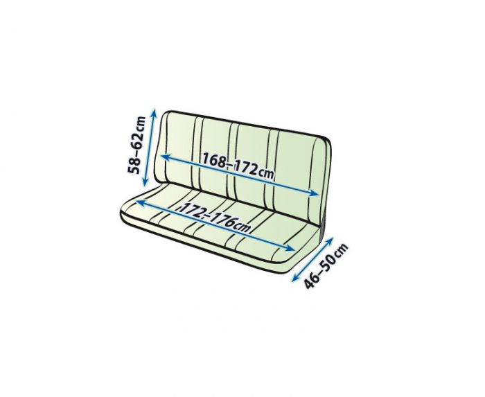 Huse scaun furgoneta de transport Practical imit piele DV4-XXL - 4Locuri [4]
