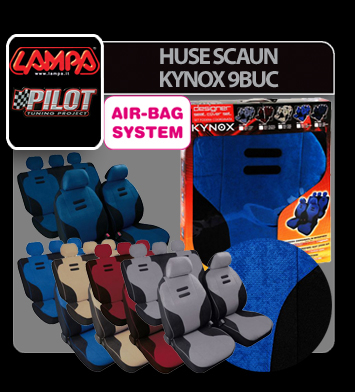 Huse scaun Kynox 9buc - Vin rosu [9]
