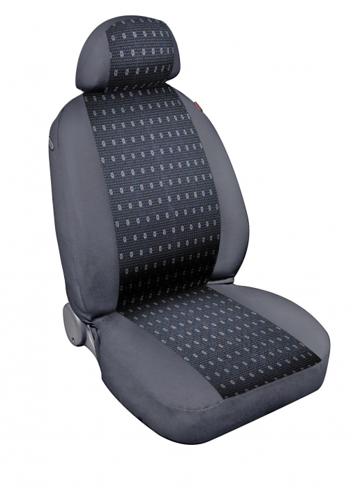 Huse scaun Square set 9buc jacquard high-quality - Albastru [4]