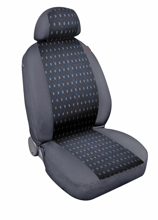 Huse scaun Square set 9buc jacquard high-quality - Albastru [7]