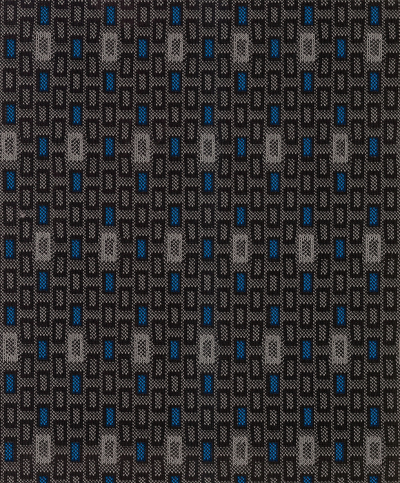Huse scaun Square set 9buc jacquard high-quality - Albastru [8]