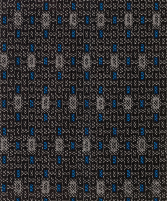 Huse scaun Square set 9buc jacquard high-quality - Albastru [2]