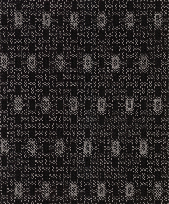 Huse scaun Square set 9buc jacquard high-quality - Negru [8]