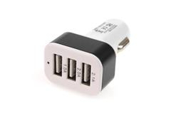 Încarcator auto 3xUSB alb PCH-03 [3]