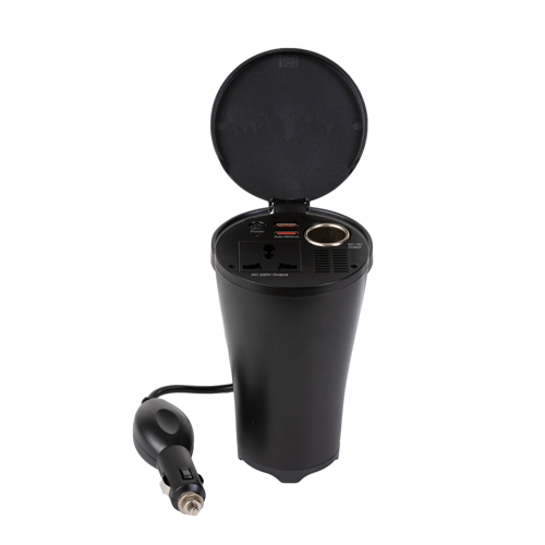 Invertor curent de la 12V la 220V 150W cu 2xUSB 4800mA priza DC 12V si AC 220V [8]