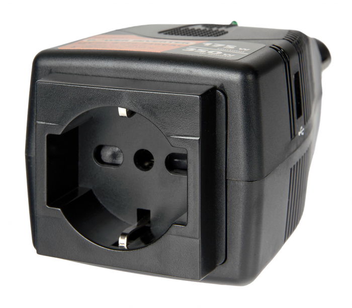 Invertor curent de la 12V la 220V 175W cu USB Lampa [3]
