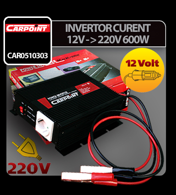 Invertor curent de la 12V la 220V 600W Carpoint [8]