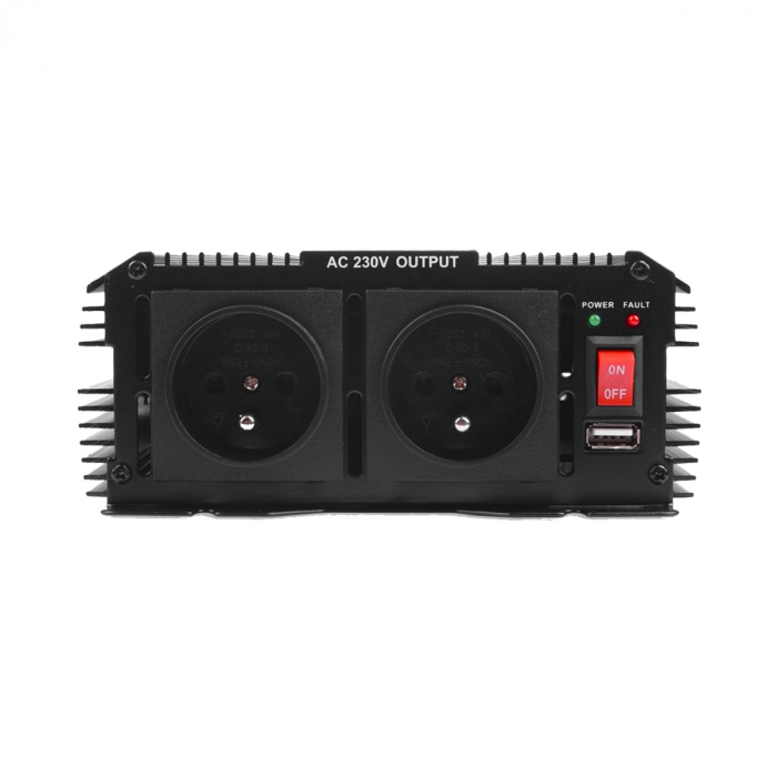 Invertor curent de la 24V la 230V 1200W Kamar [3]