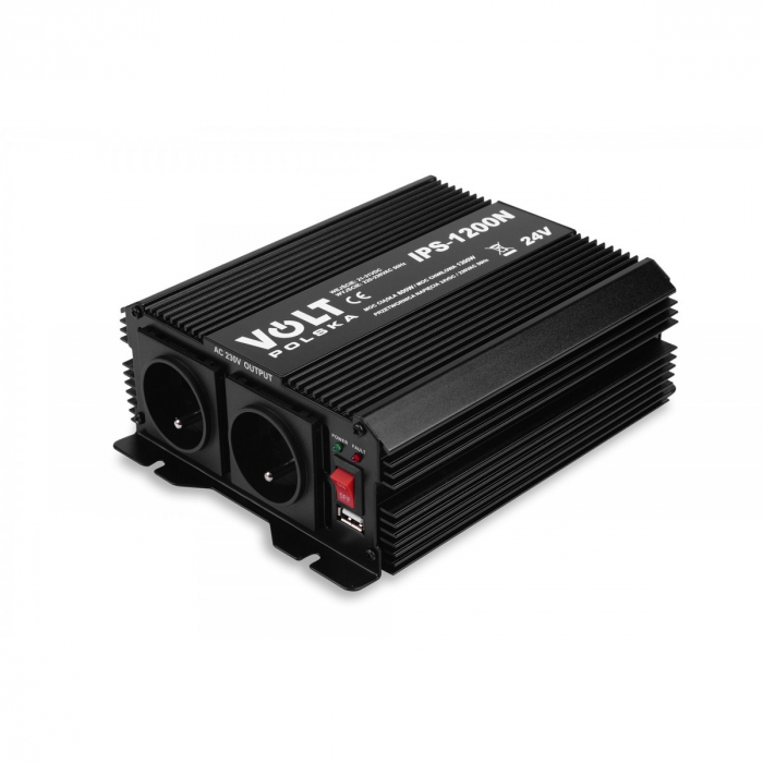 Invertor curent de la 24V la 230V 1200W Kamar [6]