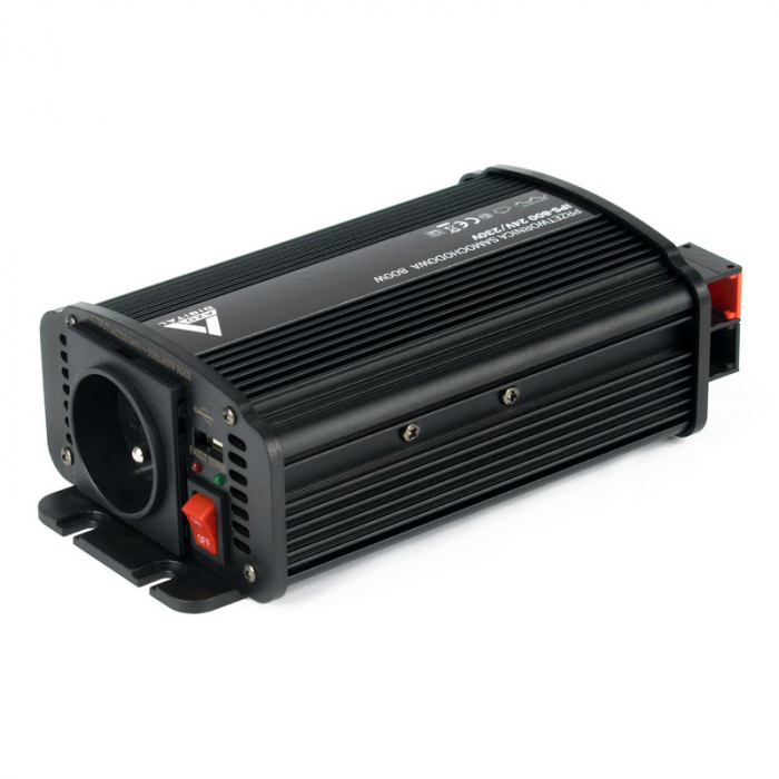 Invertor curent de la 24V la 230V 500/1000W Kamar [8]