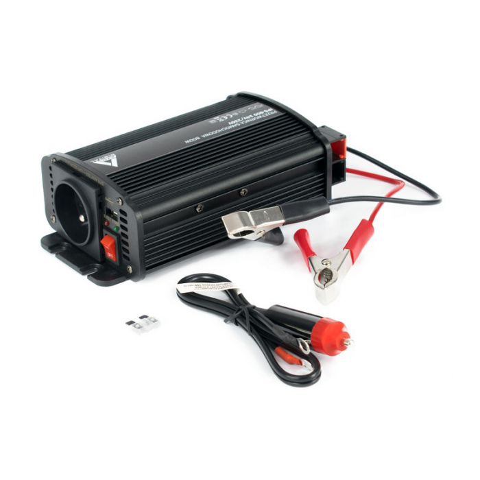 Invertor curent de la 24V la 230V 500/1000W Kamar [2]