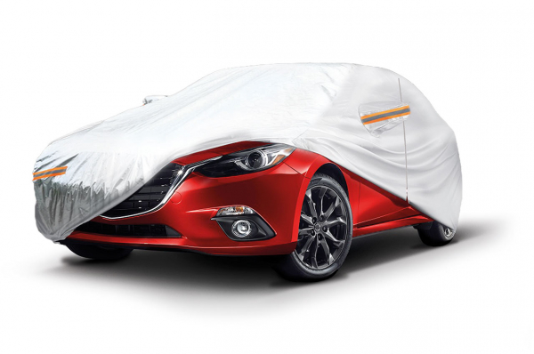 Prelata auto - marimea XL argintiu