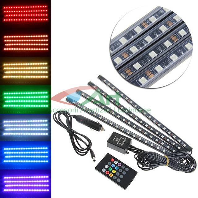 Kit banda LED SMD RGB pentru interor cu telecomanda [3]