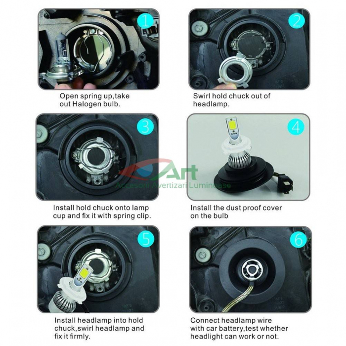 Kit Becuri Led H7 3800Lm 36W C6 [11]