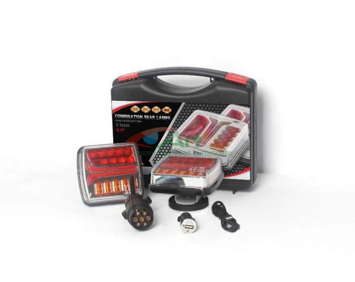 Kit lampi wireless LED semnal dinamic magnetice LA60035 [5]