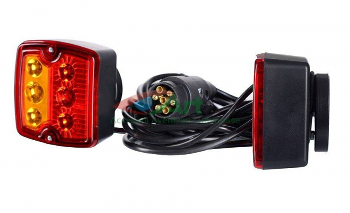 Kit stop lampi cu LED si magnet 12V - 24V ZPR2127 [3]