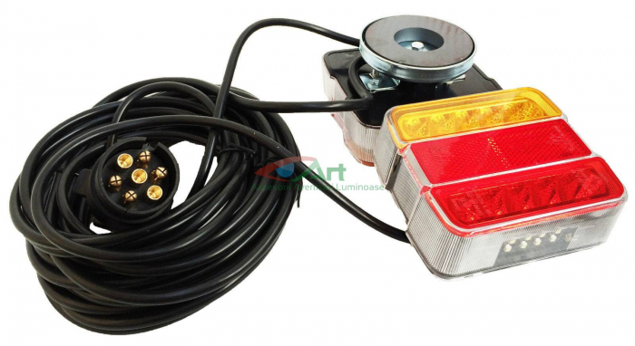 Kit stop lampi cu LED si magnet 12V [11]