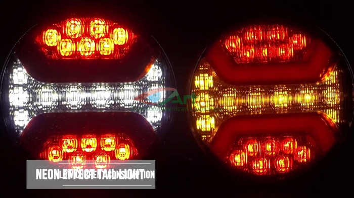 Lampa 2 functii hamburger LED tip neon- Vaelart1838 [8]