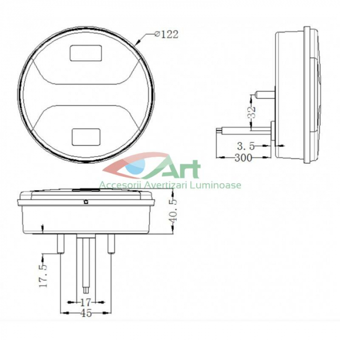 Lampa 2 functii hamburger LED tip neon- Vaelart1838 [10]