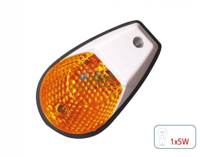 Lampa cabina portocalie cu bec YP09 [5]