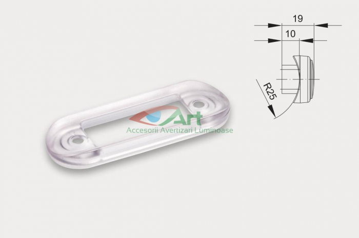 Lampa de contur a gabaritului pentru vehicule FT-015 Alb Bull-Bar [20]