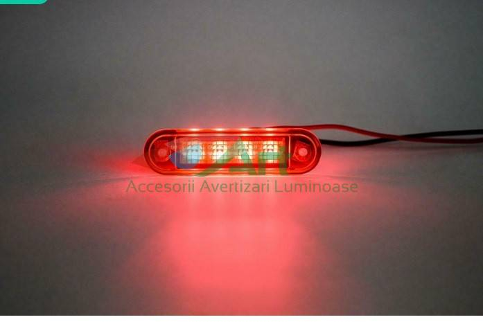 Lampa de gabarit 4 LED rosie MAR889 [3]