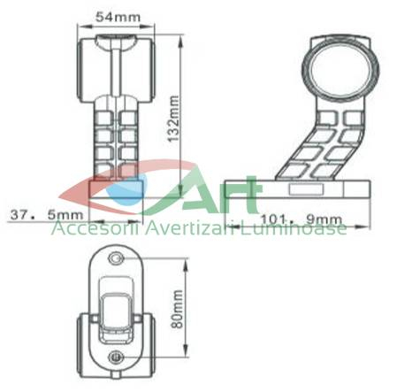 Baterie 4R25 6V pentru lampa avertizare ADR [2]