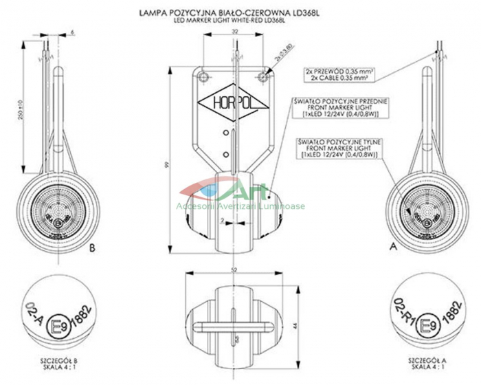 Lampa de gabarit LD368 [2]