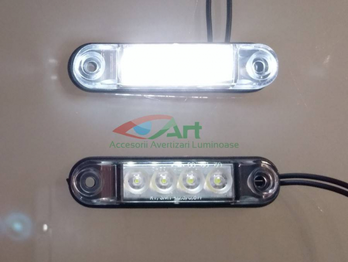 Lampa de gabarit SLIM pentru vehicule ALB LD2327 [4]