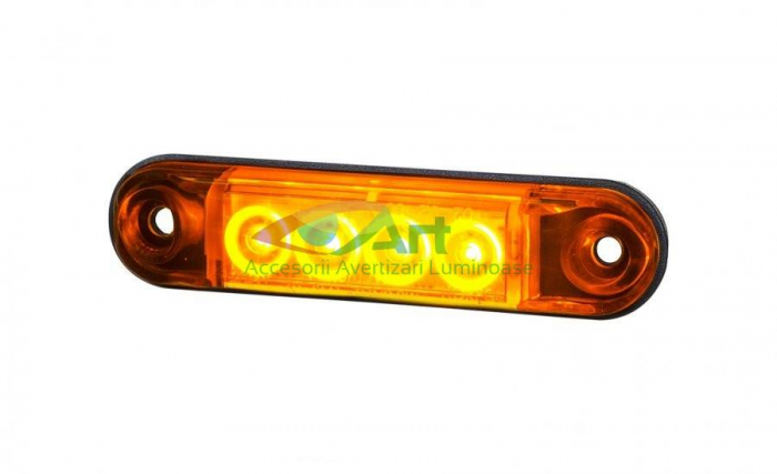 Lampa de gabarit SLIM pentru vehicule Galben LD2328 [4]