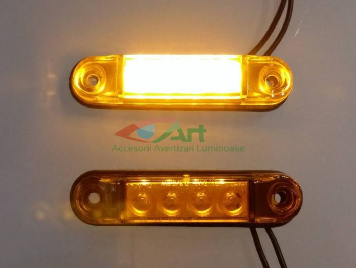 Lampa de gabarit SLIM pentru vehicule Galben LD2328 [6]