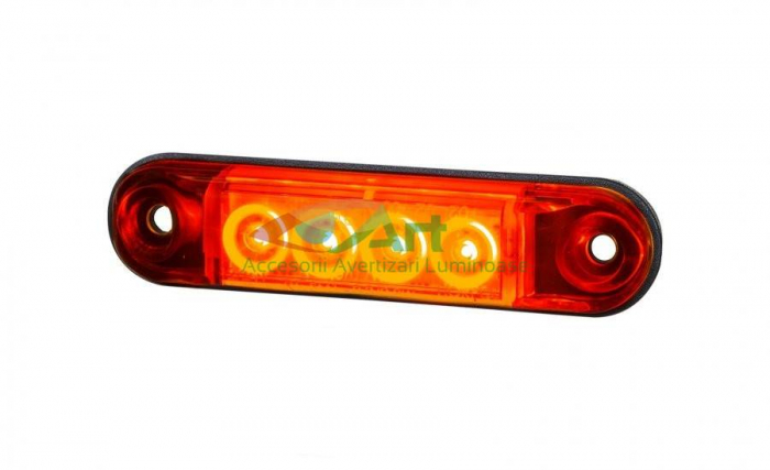Lampa de gabarit SLIM pentru vehicule ROSU LD2329 [5]