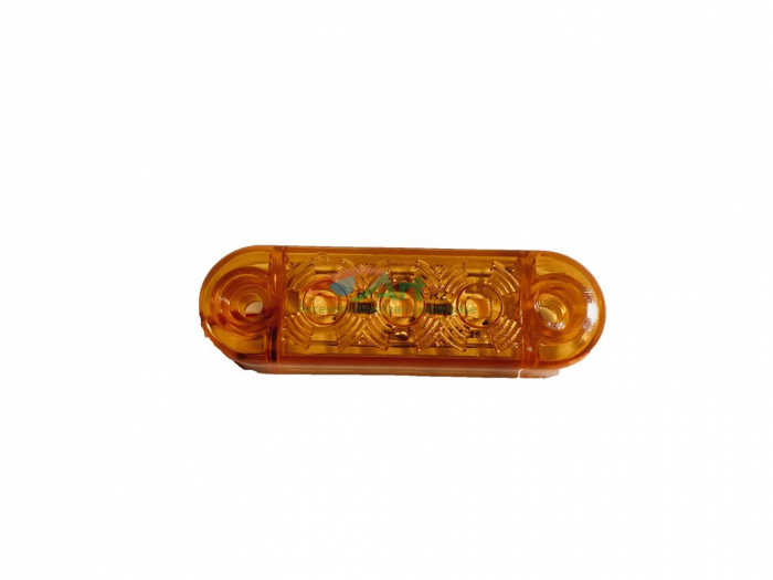 Lampa de pozitie galbena 3 LED 12v-24v FR0171 [4]