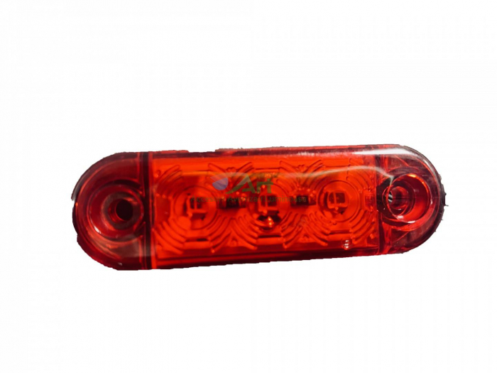 Lampa de pozitie rosie 3 LED 12v-24v FR0171 [2]