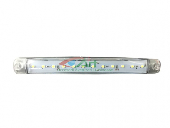 Lampa gabarit 12 LED-uri 12V-24V Alba [9]
