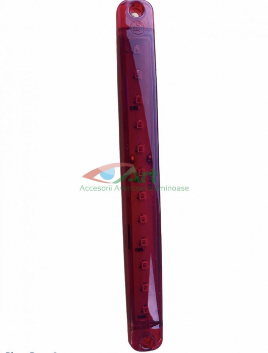 Lampa gabarit 12 LED-uri 12V-24V Rosie [8]