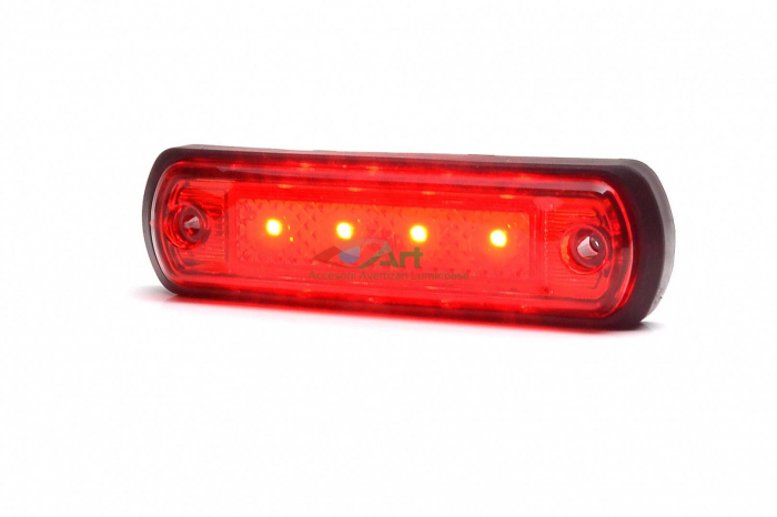 Lampa gabarit 4 LED rosie W189-1339 WAS [7]